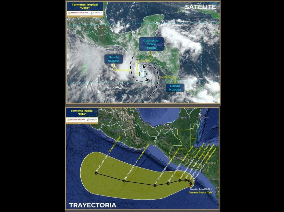 Chiapas Depresi N Evoluciona A Tormenta Tropical Celia En Costas